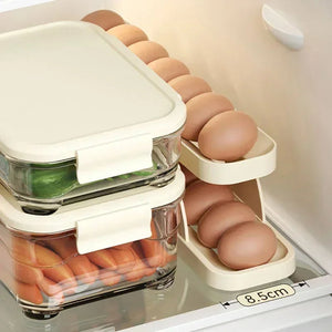 2X1 Organizador Dispensador de Huevos Automático