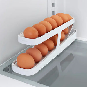 2X1 Organizador Dispensador de Huevos Automático