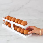 2X1 Organizador Dispensador de Huevos Automático