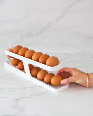 2X1 Organizador Dispensador de Huevos Automático
