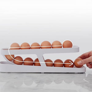 2X1 Organizador Dispensador de Huevos Automático