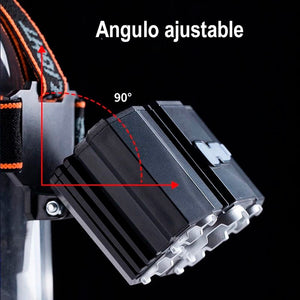 🔦La Linterna Todo Terreno Multiusos Premium Linterna de Cabeza Frontal con luces LED - 🚨